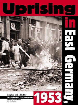 cover image of Uprising in East Germany, 1953